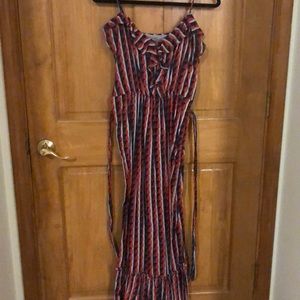 Long spaghetti strap dress
